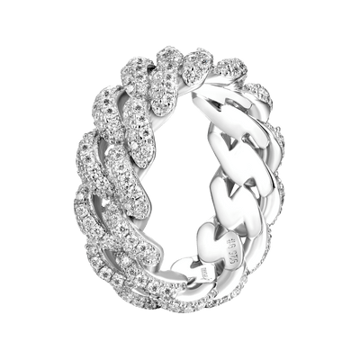 Spine Chain & Bracelet & Cuban Link Ring Gift Set
