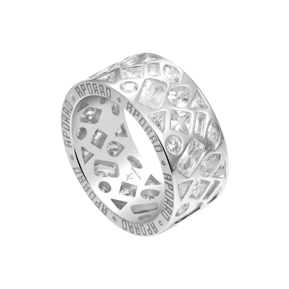 Sacred Window Mosaic Band Ring