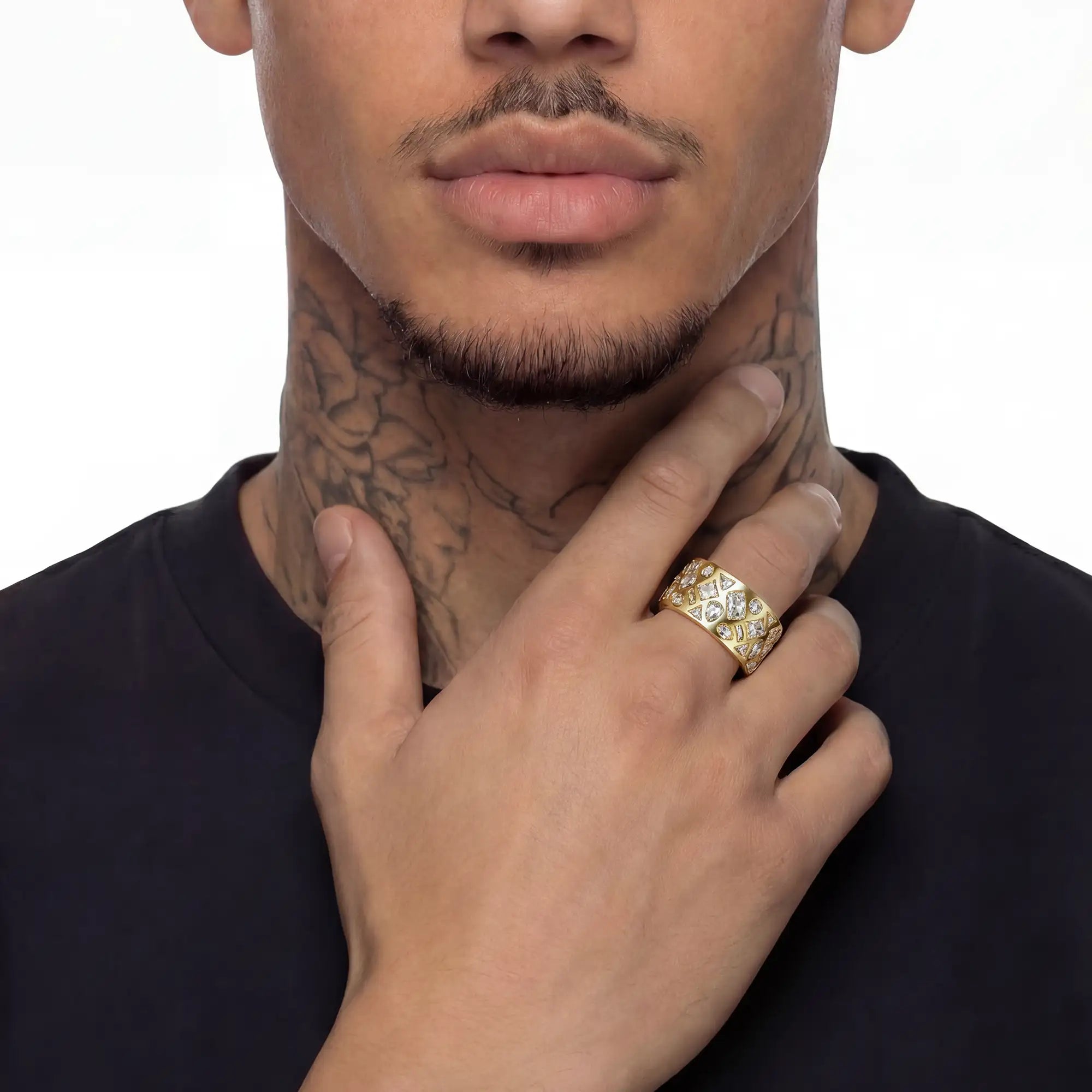 Sacred Window Mosaic Band Ring