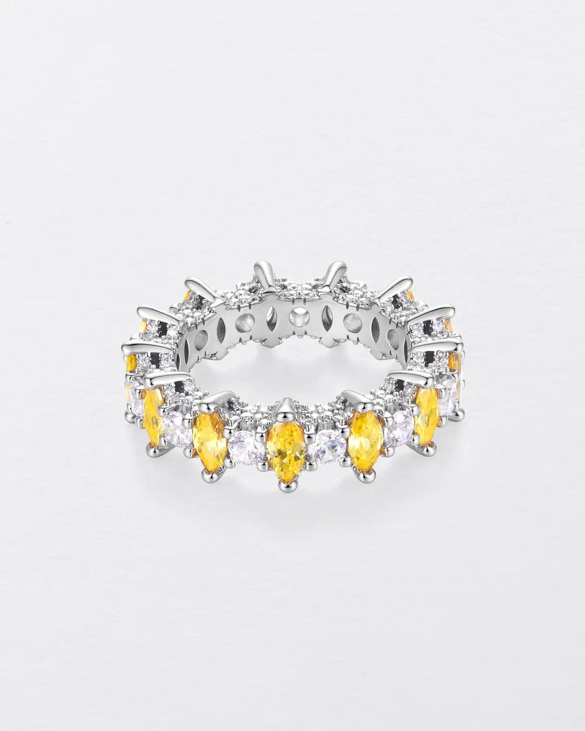 Marquise Cut Puzzle Ring
