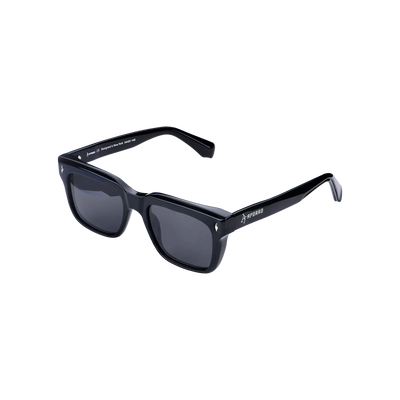 APORRO Ultra Black Sunglasses + Leather Case