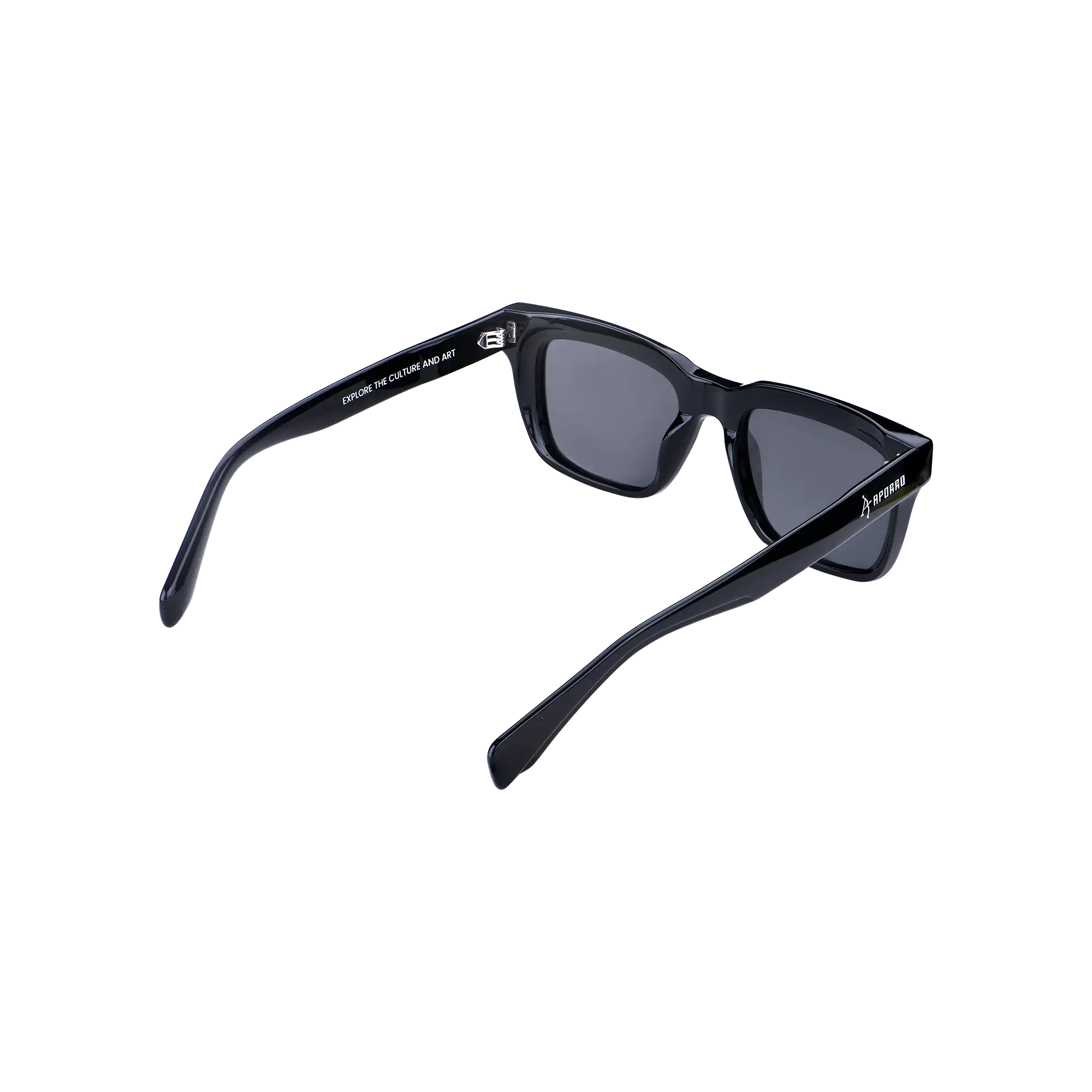 Lunettes de soleil APORRO Ultra Black + étui en cuir