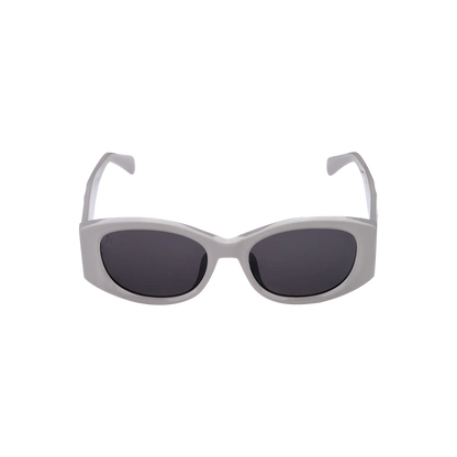 APORRO Cream Flux Sunglasses + Leather Case