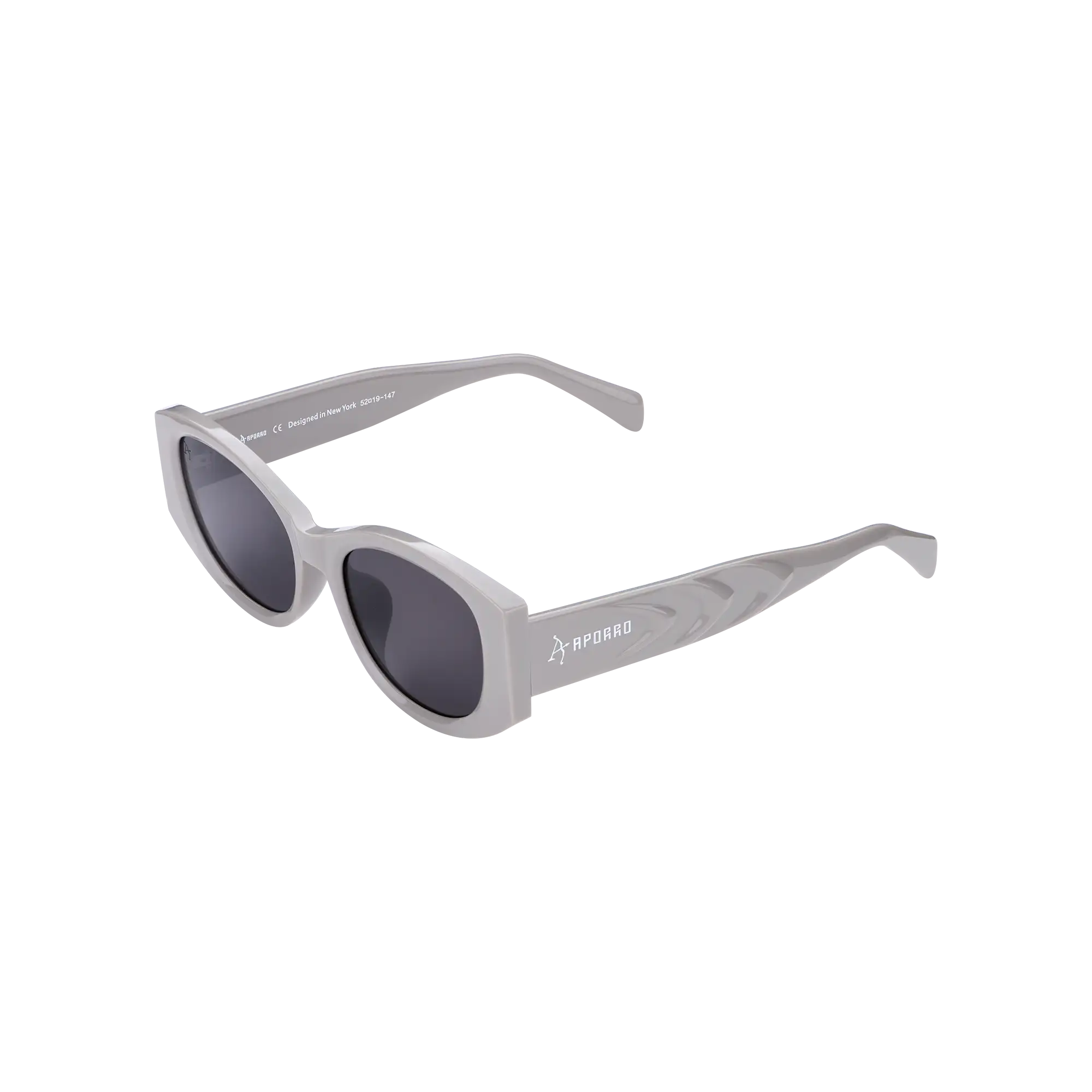 APORRO -Creme Flux Sonnenbrille + Ledertasche