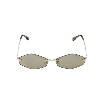 APORRO Olive Glint Sonnenbrille + Lederetui