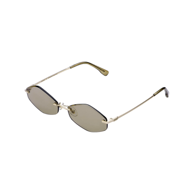 APORRO Olive Glint Sonnenbrille + Lederetui