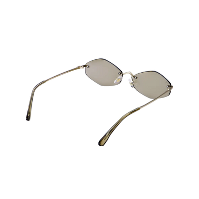 APORRO Olive Glint Sonnenbrille + Lederetui