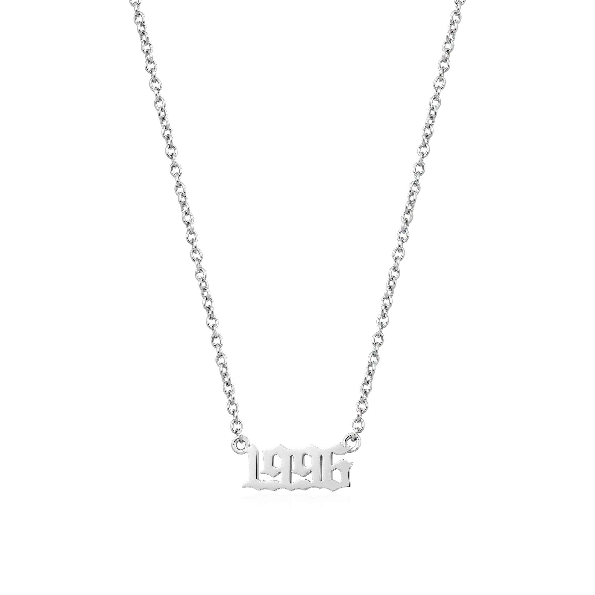 Vintage Cross & Custom Name Necklace Set