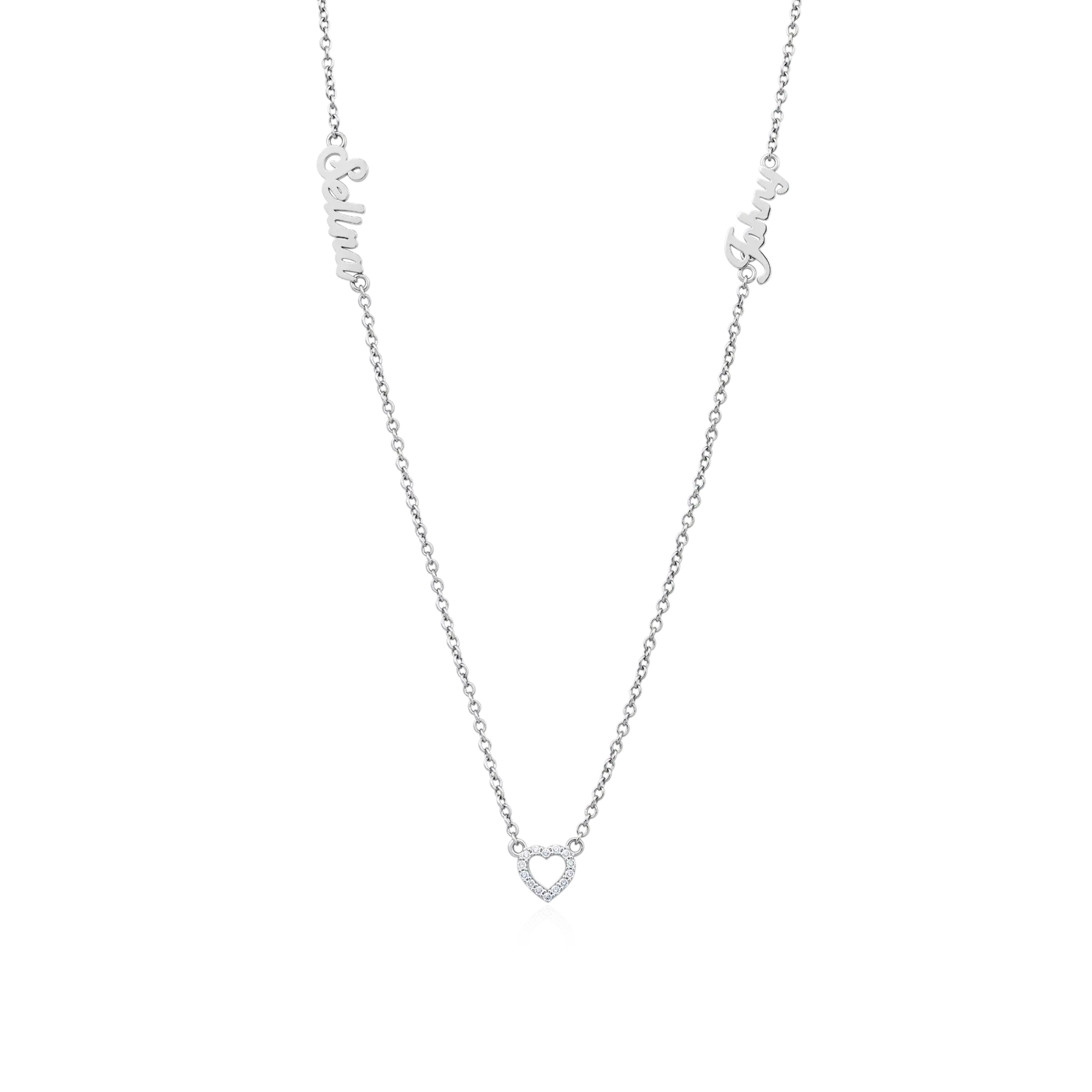 Custom Romantic Name Necklace Set
