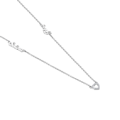 Custom Romantic Name Necklace Set