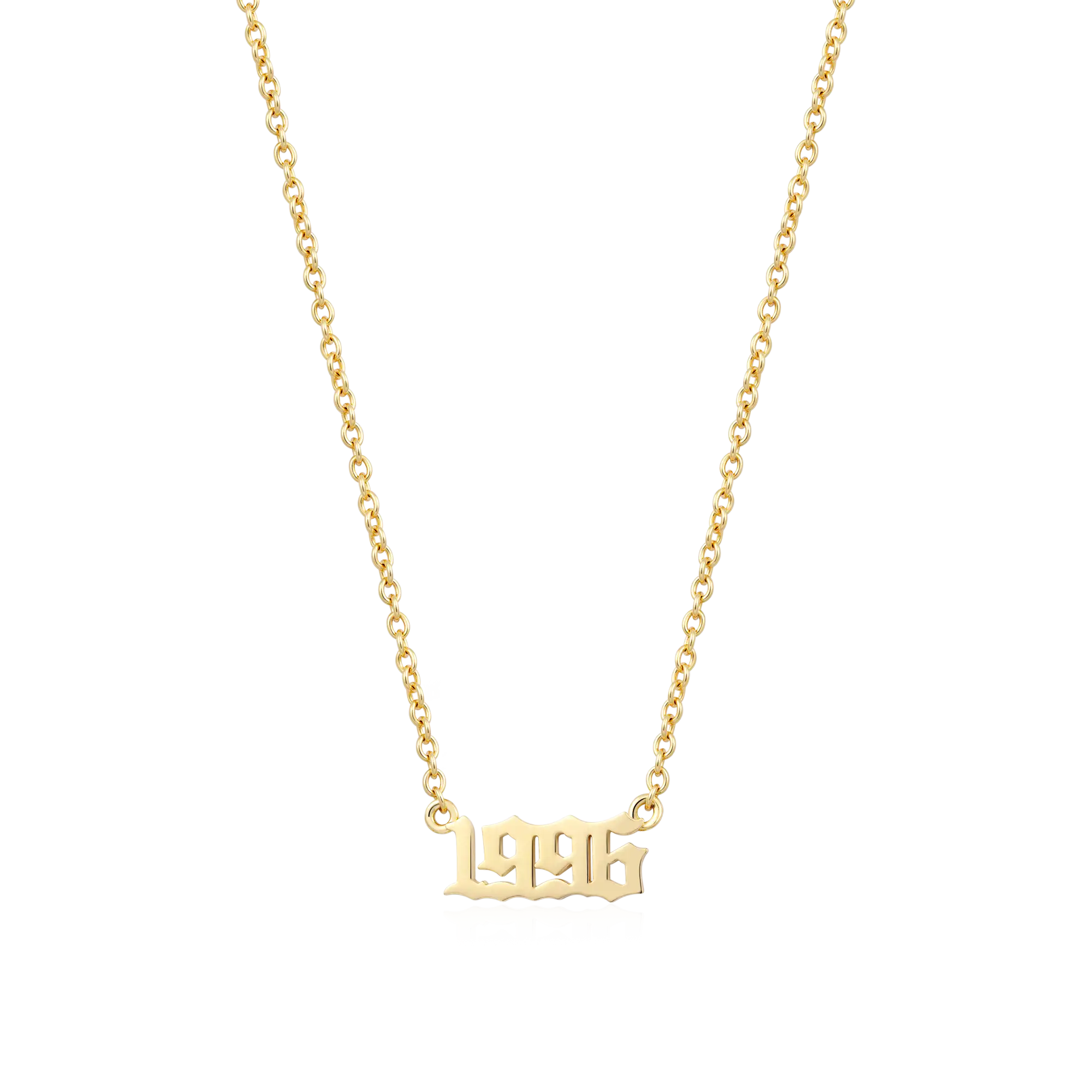 Custom Old English & Manta Name Necklace Set