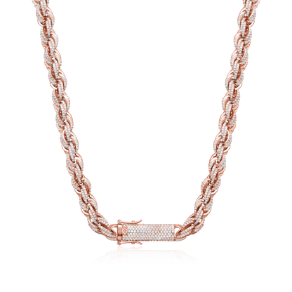 Fully Iced Rope Chain - 8mm