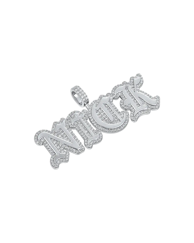 Custom Mini Old English Font Pendant