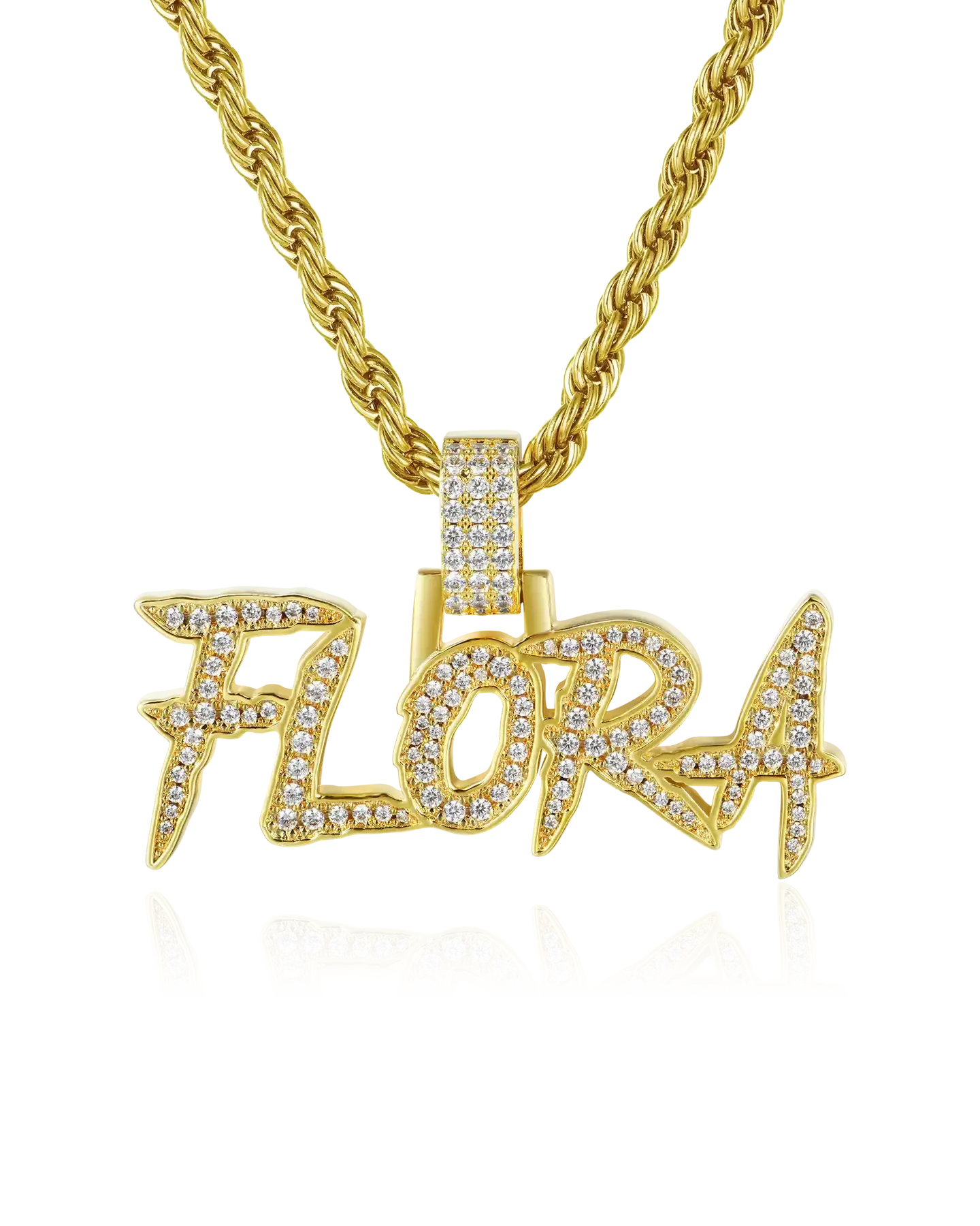 Custom Coke Boys Font Name Pendant
