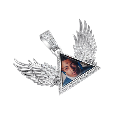 Benutzerdefinierte Flügel-Fotorahmen-Anhänger