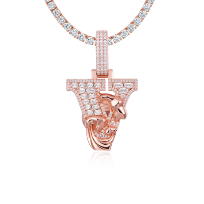 Custom Wave Font Pendant