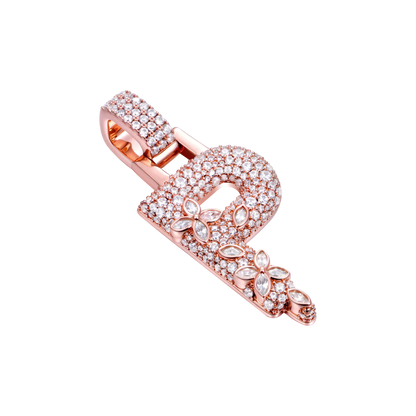 Custom Four Leaf Clover Font Pendant