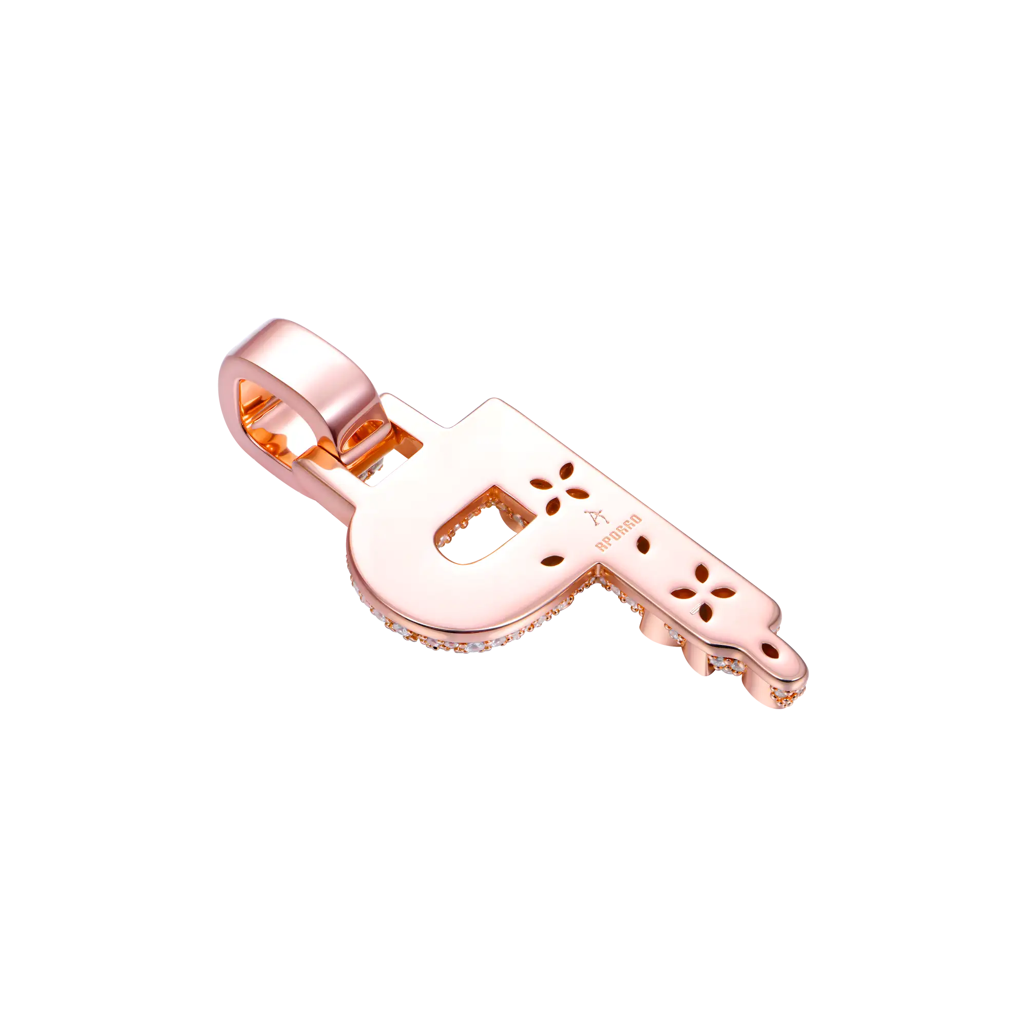 Custom Four Leaf Clover Font Pendant