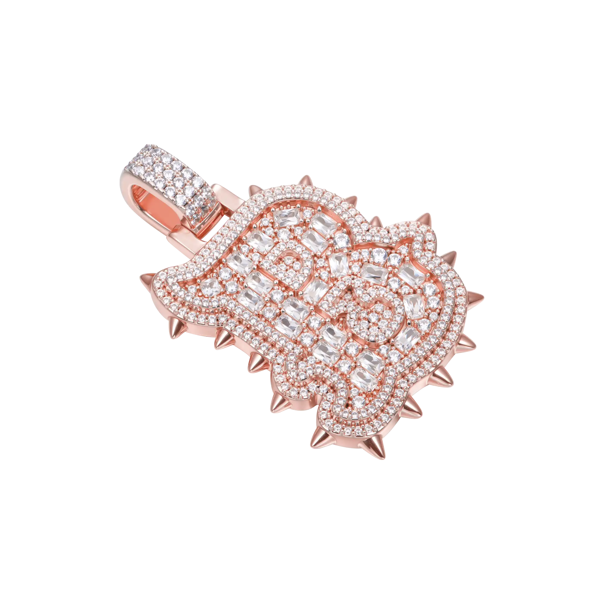 Custom Willow Nail Font Pendant