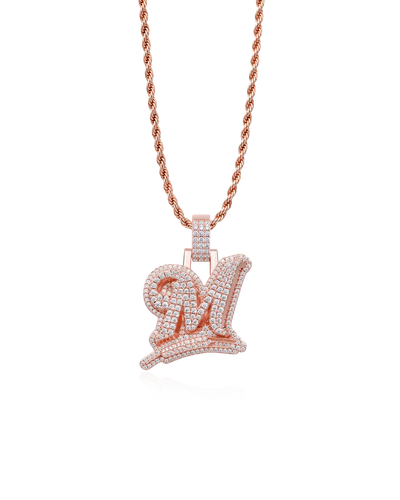 Custom Wheat Ears 3D Letter Pendant