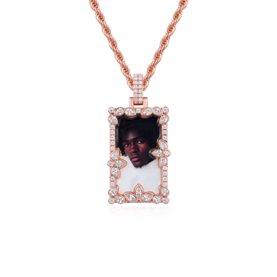 Colgante de imagen empalmado de corte especial personalizado