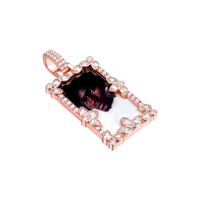 Colgante de imagen empalmado de corte especial personalizado
