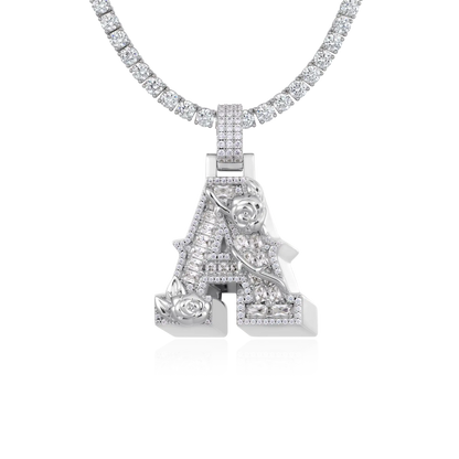 Custom Rose Font Pendant-30mm