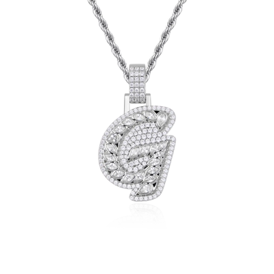 Colgante de fuente Lucida 3D personalizado - 30 mm