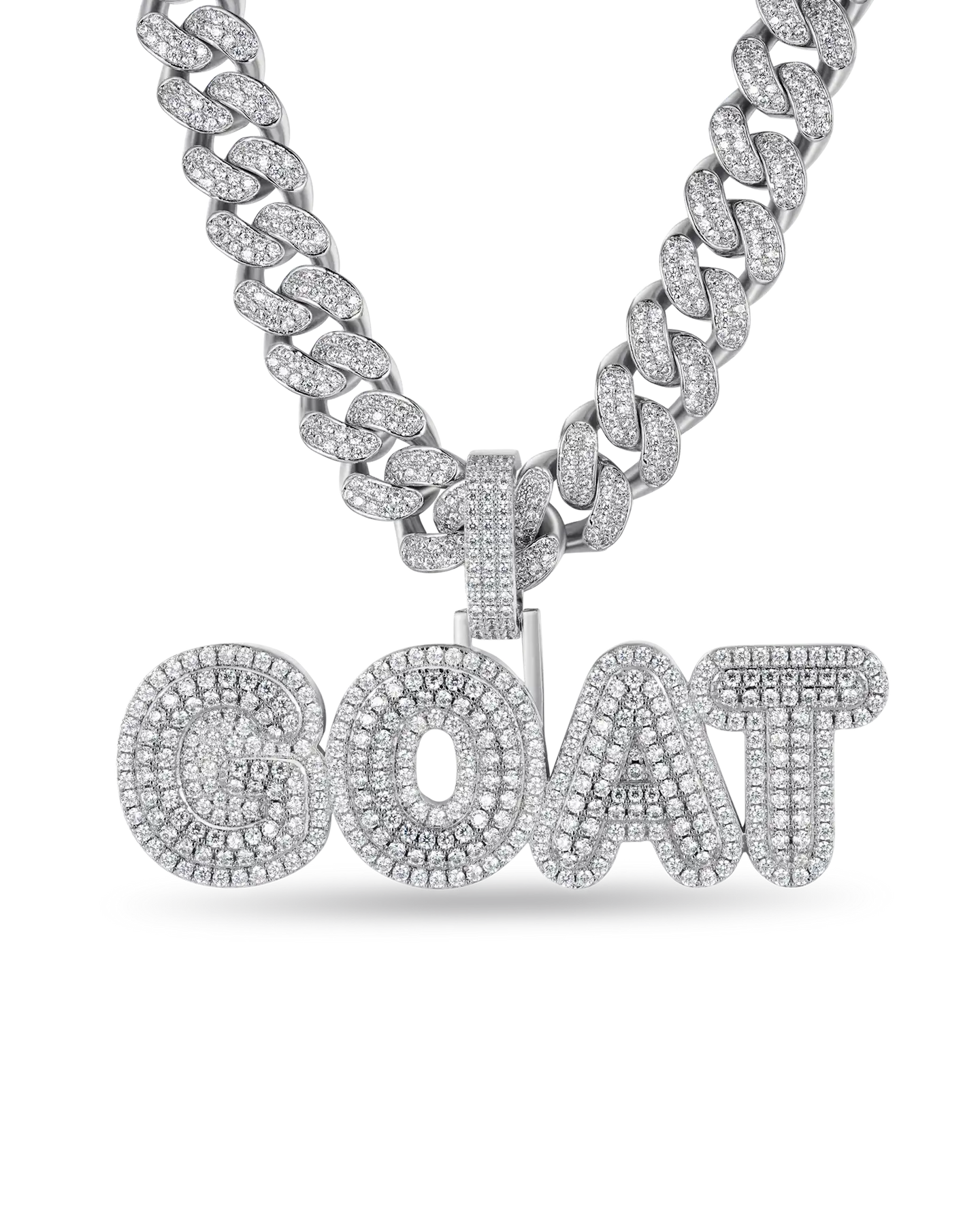 Custom Bubble Font Pendant