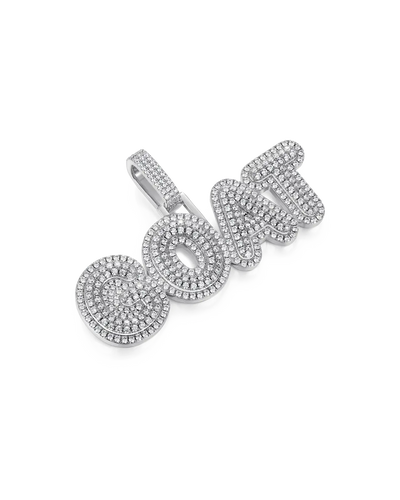 Custom Bubble Font Pendant