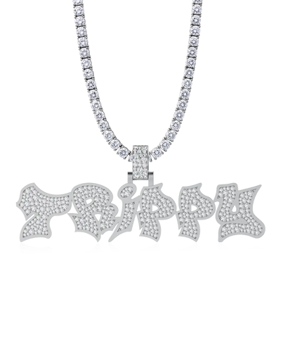 Custom Graffiti Font Letter Pendant - 20mm