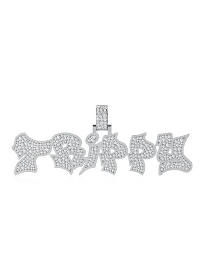 Custom Graffiti Font Letter Pendant - 20mm