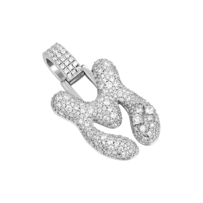 Custom Bubble Font Pendant - 30mm