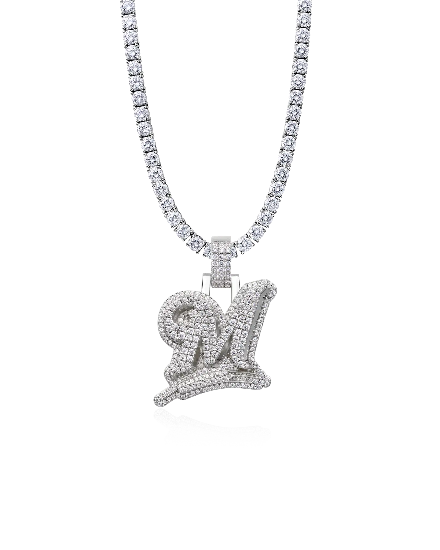 Custom Wheat Ears 3D Letter Pendant