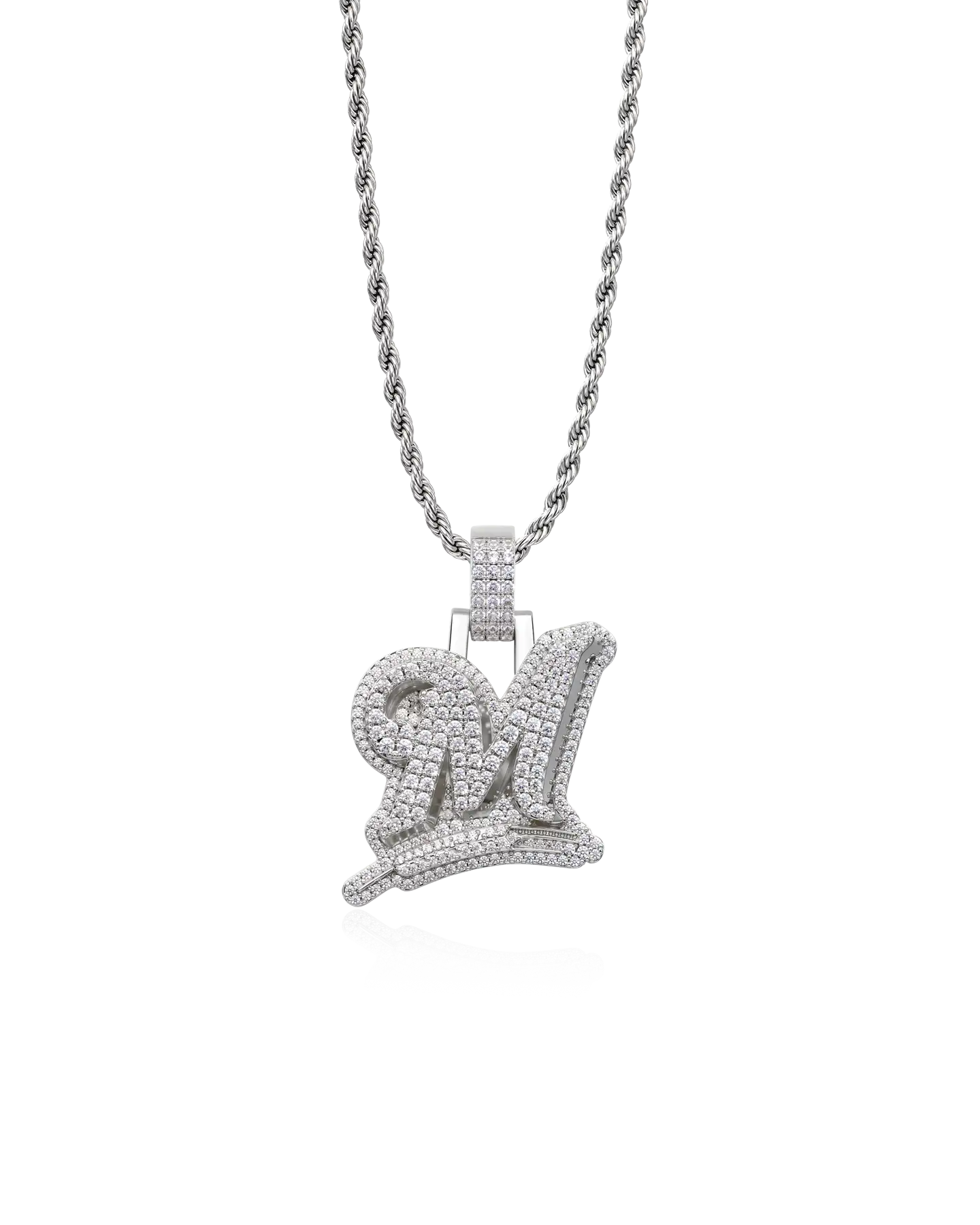 Custom Wheat Ears 3D Letter Pendant