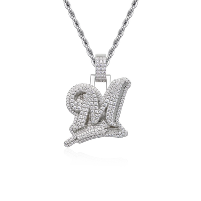 Custom Wheat Ears 3D Letter Pendant