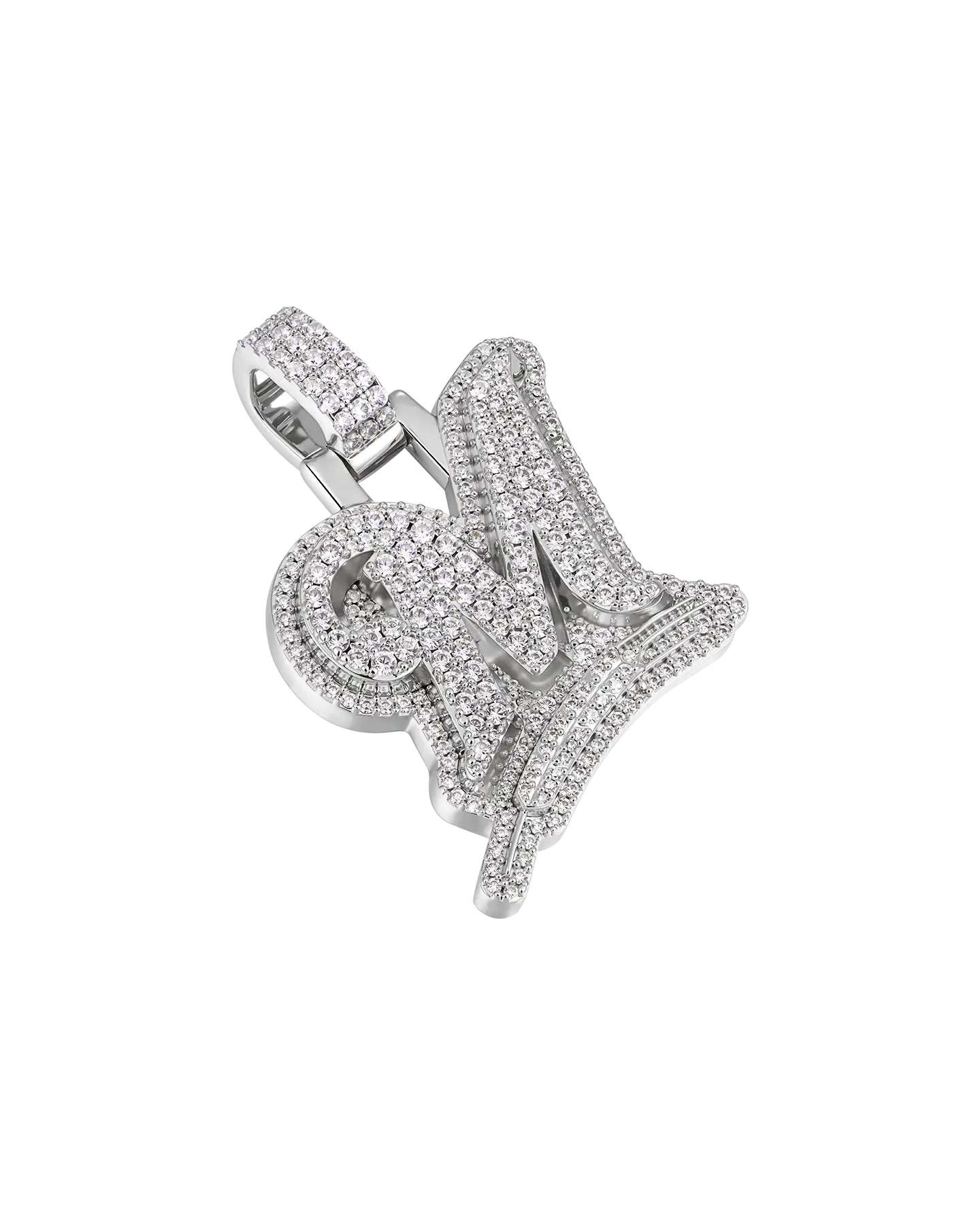 Custom Wheat Ears 3D Letter Pendant