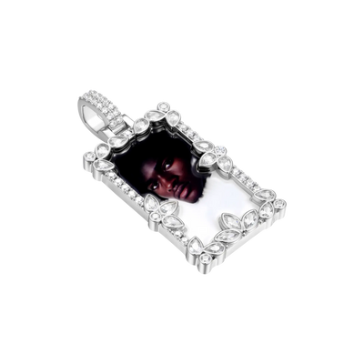 Colgante de imagen empalmado de corte especial personalizado