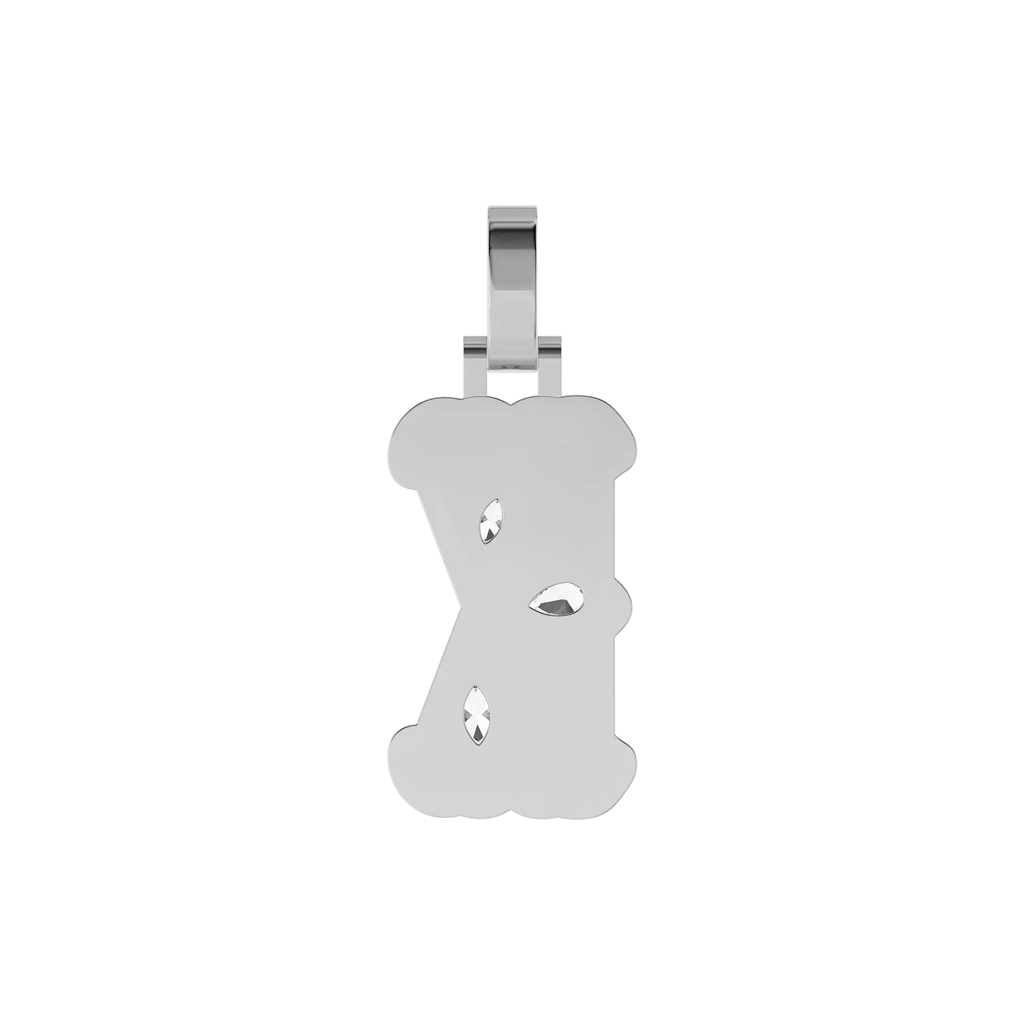 Custom Bone Font Pendant