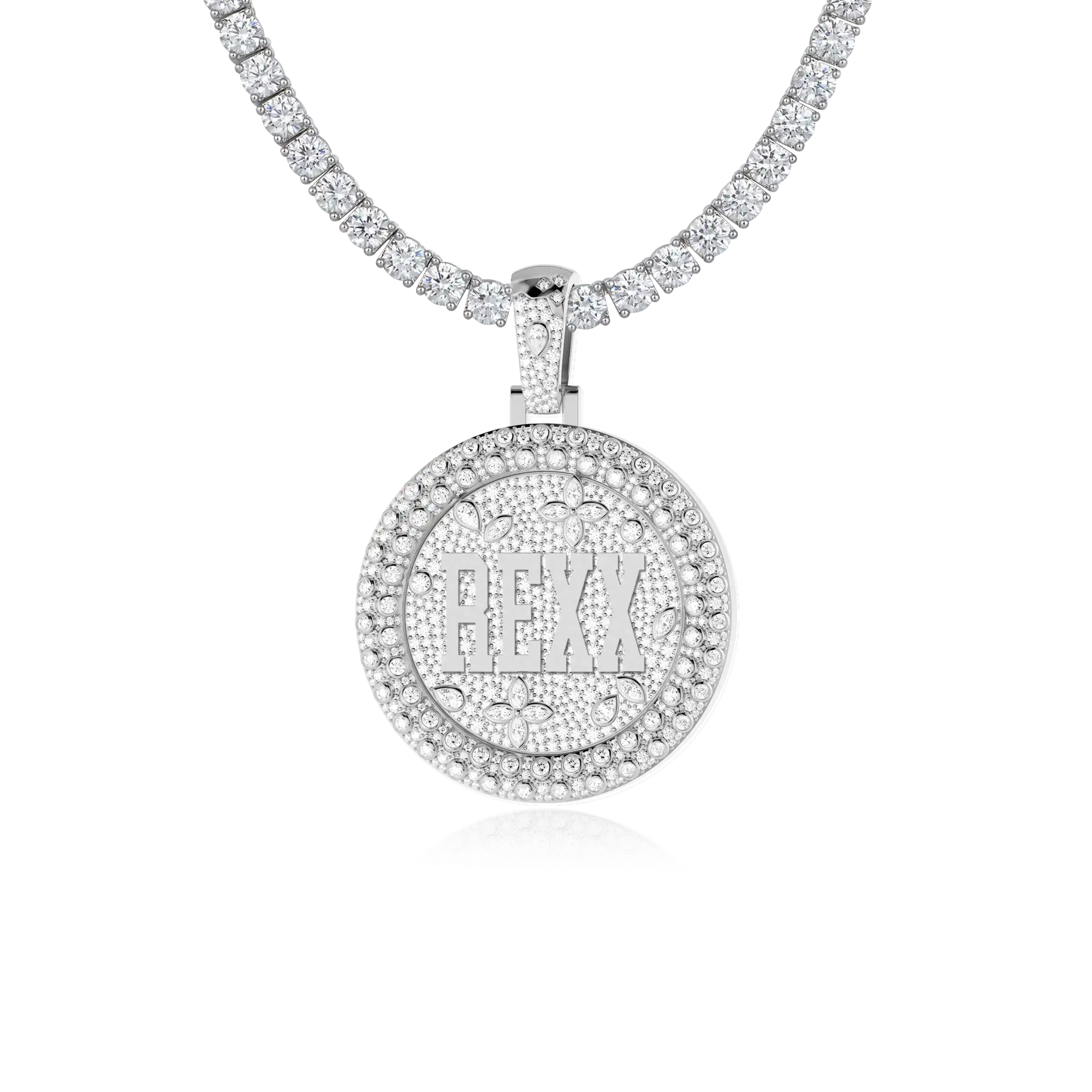 Custom Rotating Disc Pendant-38mm