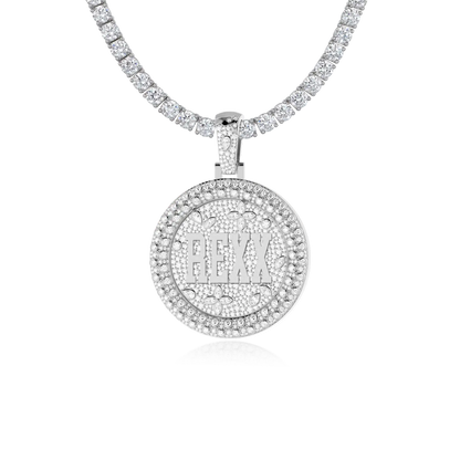 Custom Rotating Disc Pendant-38mm