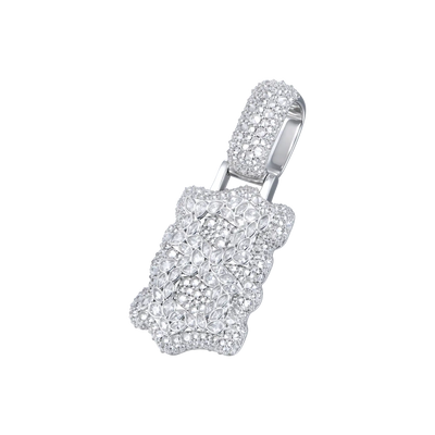 Colgante de diamantes con forma personalizada