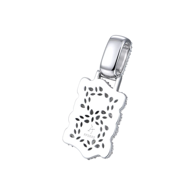 Colgante de diamantes con forma personalizada