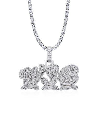 Custom Wheat Ears 3D Letter Pendant