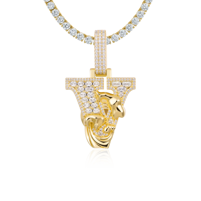 Custom Wave Font Pendant