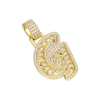 Colgante de fuente Lucida 3D personalizado - 30 mm
