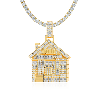 Custom House Photo Pendant