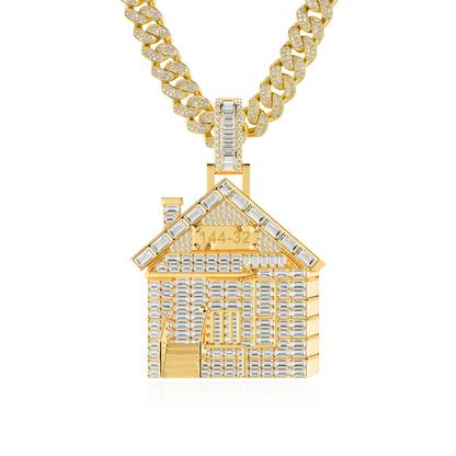 Custom House Photo Pendant