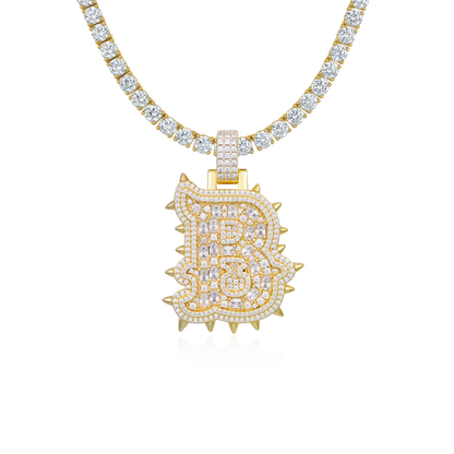 Custom Willow Nail Font Pendant