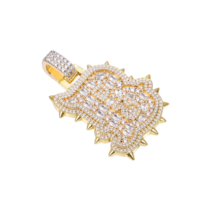 Custom Willow Nail Font Pendant